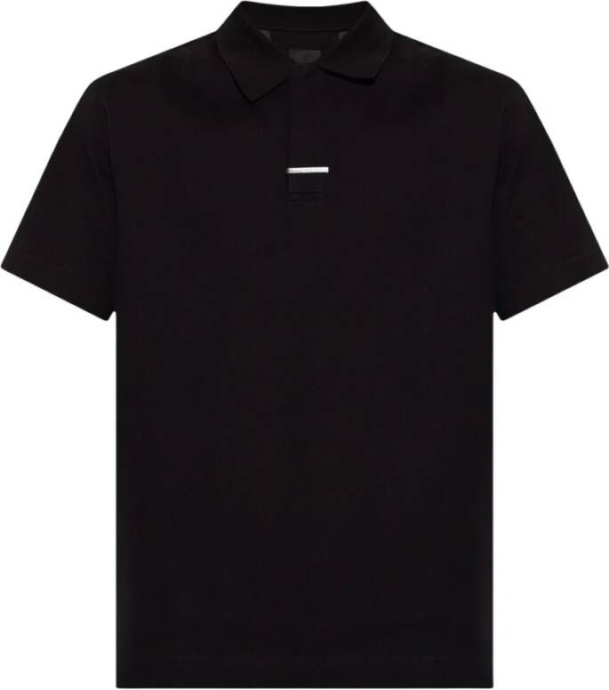 Givenchy Polo shirt met logo Zwart Heren