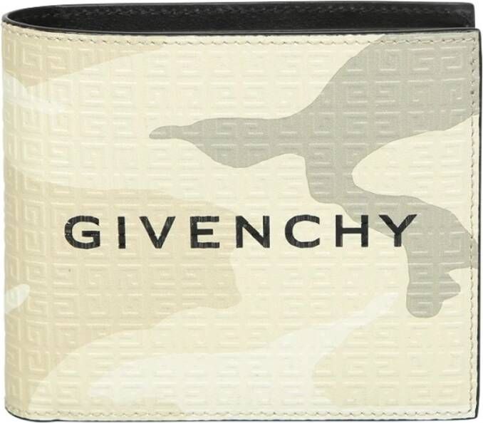 Givenchy Portemonnee met iconisch 4G reliëf motief door praktisch en tijdloos Groen Heren