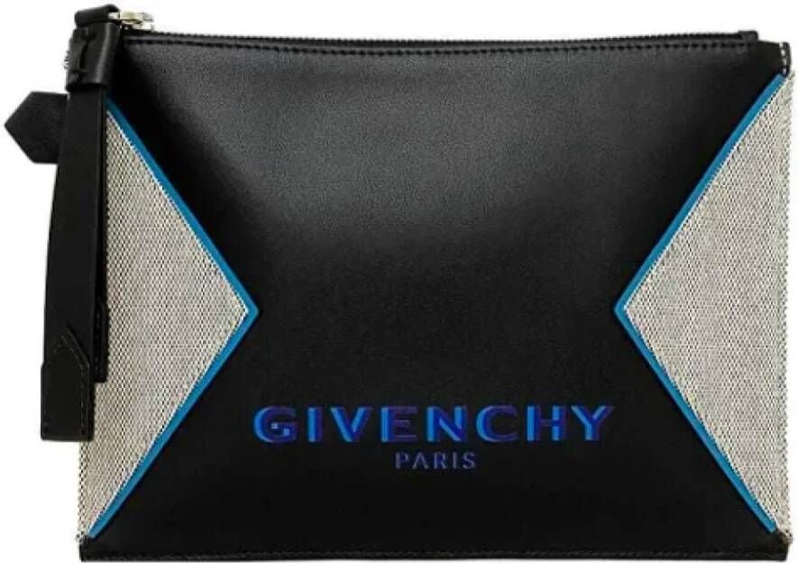 Givenchy Pre-owned Canvas clutches Grijs Dames