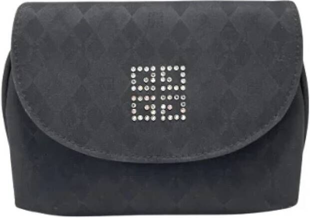 Givenchy Pre-owned Canvas clutches Zwart Dames