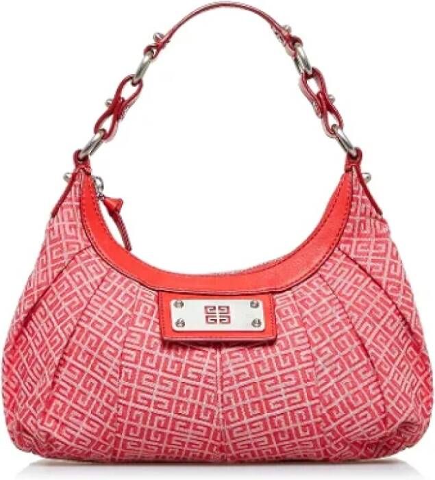 Givenchy Pre-owned Canvas shoulder-bags Rood Dames