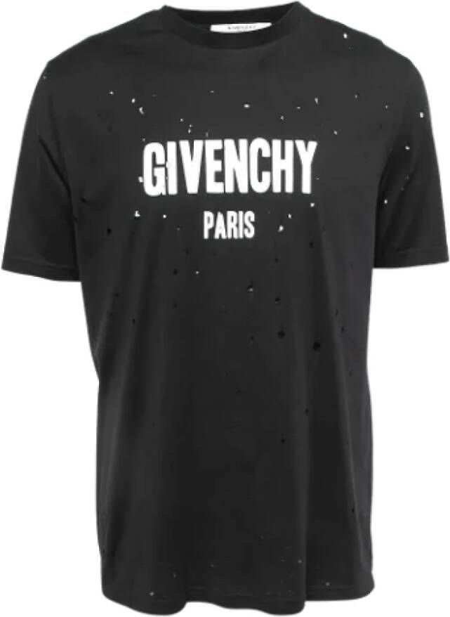 Givenchy Pre-owned Cotton tops Zwart Dames