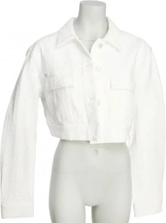 Givenchy Pre-owned Fabric outerwear White Dames
