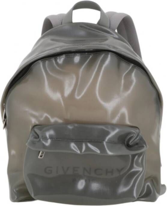 Givenchy Pre-owned Gecoate canvas rugzak Grijs Dames