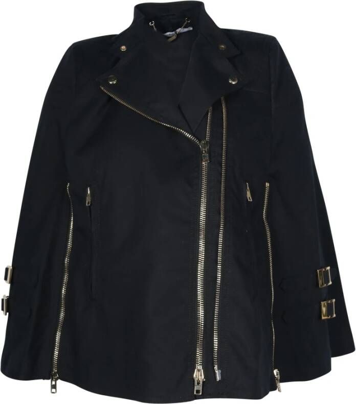 Givenchy Pre-owned Givenchy Biker Cape in Black Cotton Zwart Dames