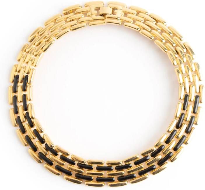 Givenchy Pre-owned Givenchy lane chain necklace Pre-owned Geel Dames