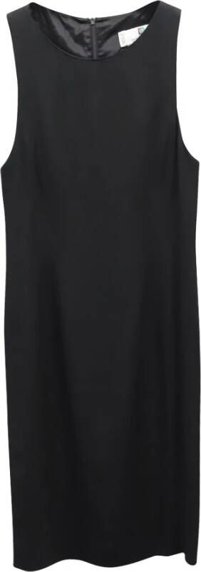 Givenchy Pre-owned Givenchy Sleeveless Shift Dress in Black Acetate Zwart Dames