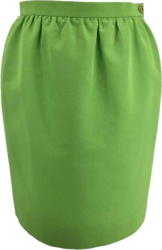 Givenchy Pre-owned Givenchy vintage skirt in lime green Groen Dames