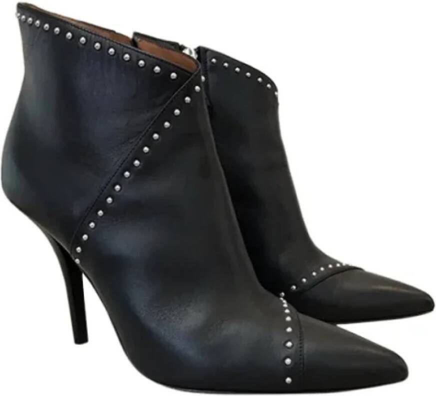 Givenchy Pre-owned Leather boots Zwart Dames