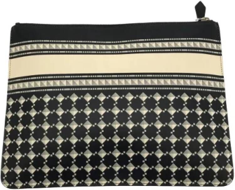 Givenchy Pre-owned Leather clutches Zwart Dames