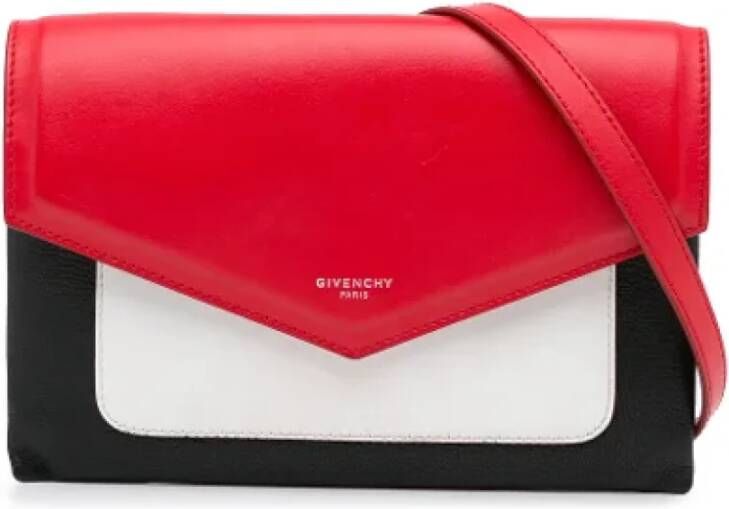 Givenchy Pre-owned Leather crossbody-bags Rood Dames