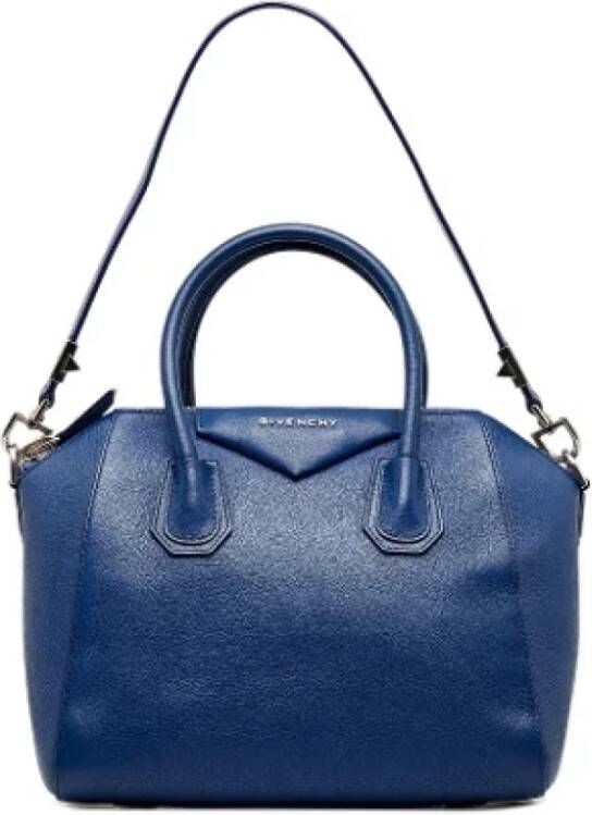 Givenchy Pre-owned Leather handbags Blauw Dames