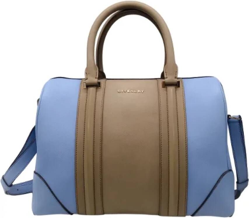 Givenchy Pre-owned Leather handbags Blauw Dames