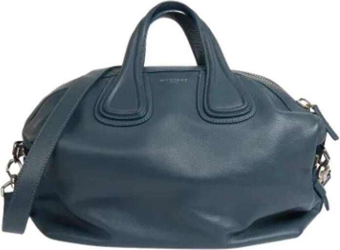 Givenchy Pre-owned Leather handbags Blauw Dames