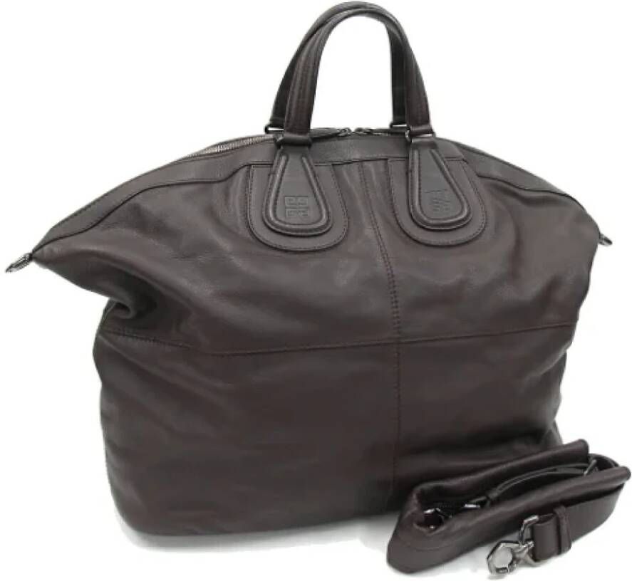 Givenchy Pre-owned Leather handbags Bruin Dames