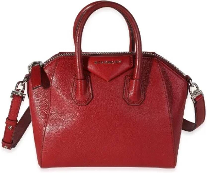Givenchy Pre-owned Leather handbags Rood Dames