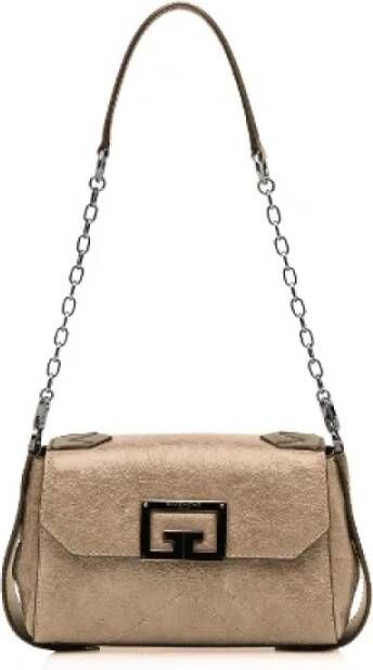 Givenchy Pre-owned Leather shoulder-bags Bruin Dames