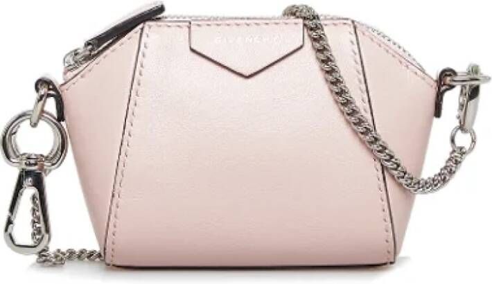 Givenchy Pre-owned Leather shoulder-bags Roze Dames