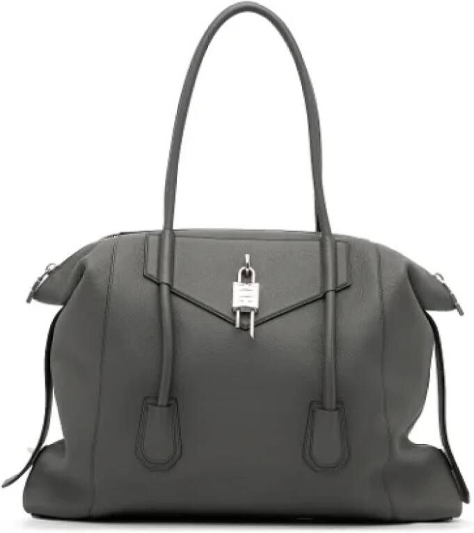 Givenchy Pre-owned Leather totes Grijs Dames