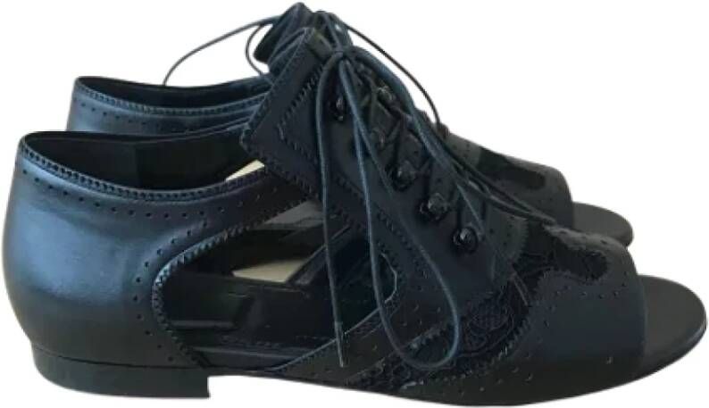 Givenchy Pre-owned Platte schoenen Zwart Dames