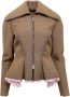 Givenchy Pre-owned Polyester outerwear Bruin Dames - Thumbnail 1