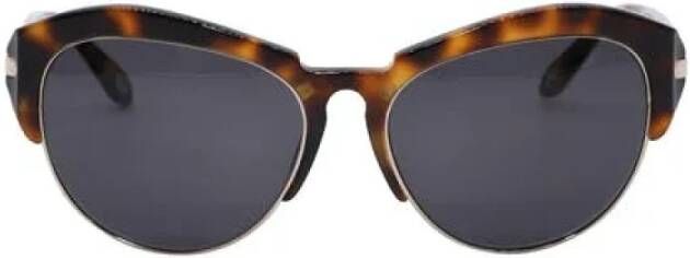 Givenchy Pre-owned Acetate sunglasses Bruin Dames