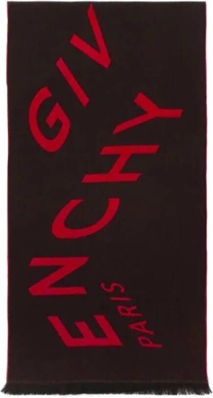 Givenchy Pre-owned Pre-owned Fabric scarves Rood Heren