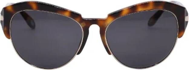 Givenchy Pre-owned Fabric sunglasses Bruin Dames