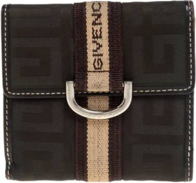 Givenchy Pre-owned Fabric wallets Bruin Dames