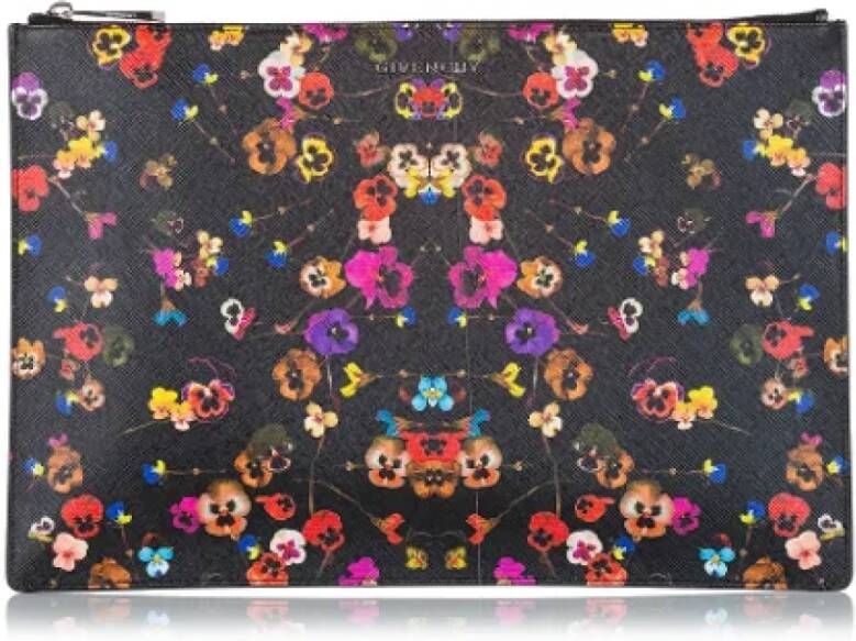 Givenchy Pre-owned Leather clutches Zwart Dames