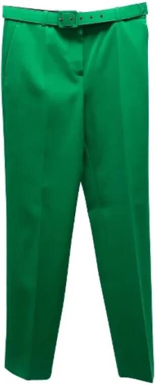 Givenchy Pre-owned Polyester bottoms Groen Dames