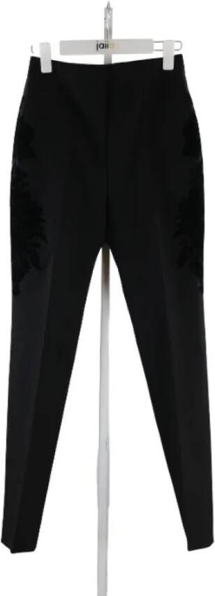 Givenchy Pre-owned Wool bottoms Zwart Dames