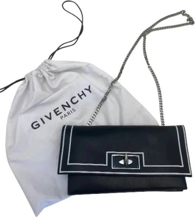 Givenchy Pre-owned Preated canvas schouderzakken Zwart Dames
