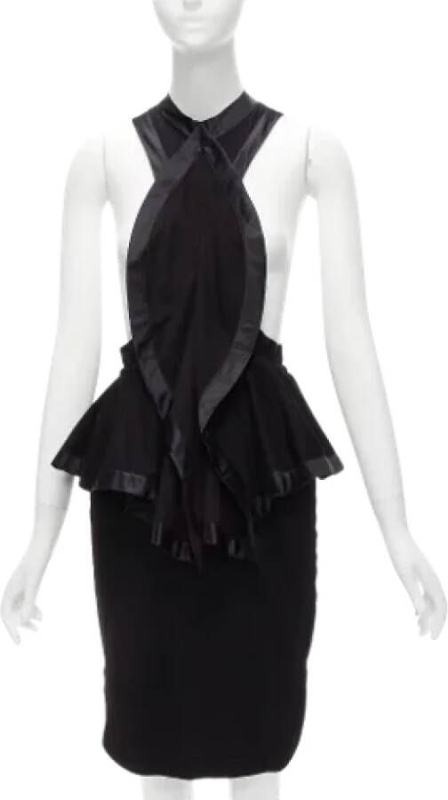 Givenchy Pre-owned Satin dresses Zwart Dames