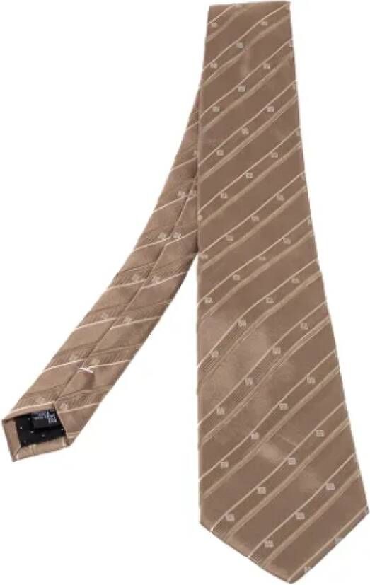 Givenchy Pre-owned Silk home-office Beige Heren