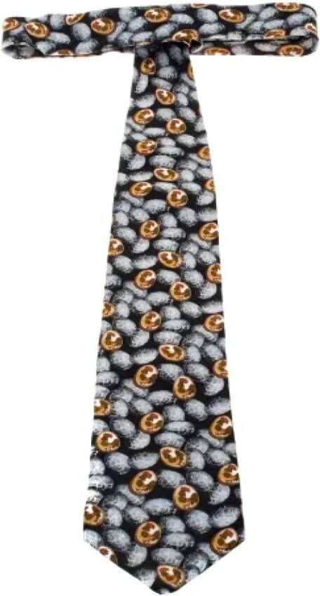 Givenchy Pre-owned Silk home-office Zwart Heren