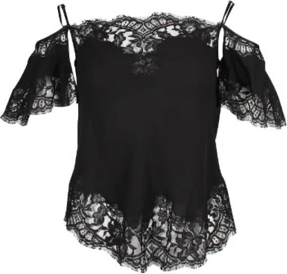 Givenchy Pre-owned Silk tops Zwart Dames