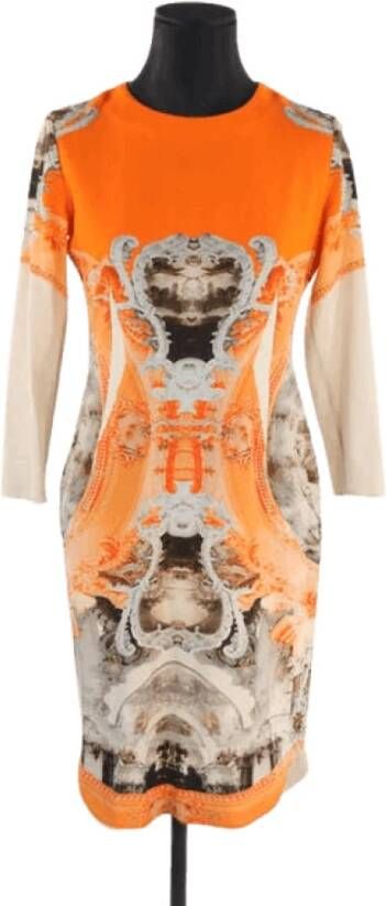 Givenchy Pre-owned Tweedehands jurk Oranje Dames