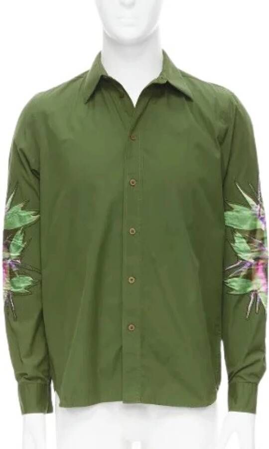 Givenchy Pre-owned Voldoende katoentoppen Groen Dames