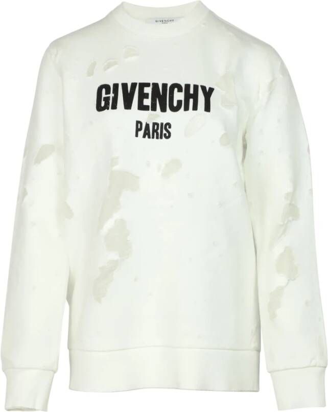 Givenchy Pre-owned Voldoende sweatshirt Wit Dames