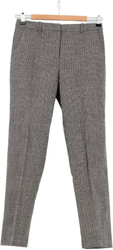 Givenchy Pre-owned Wool bottoms Grijs Dames
