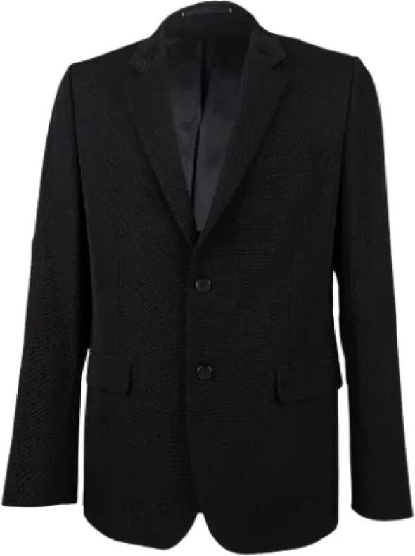 Givenchy Pre-owned Wool outerwear Zwart Dames