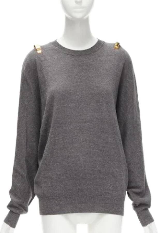 Givenchy Pre-owned Wool tops Grijs Dames