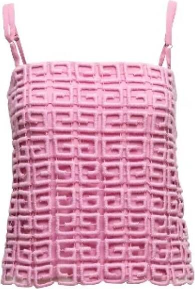 Givenchy Pre-owned Wool tops Roze Dames
