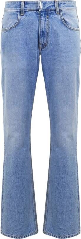 Givenchy Blauwe Katoenen Jeans Vijf Zakken Blue Heren
