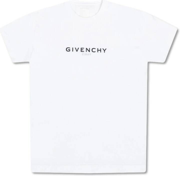 Givenchy Reverse Oversized T-Shirt Wit Heren