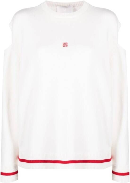 Givenchy Round-neck Knitwear Wit Dames