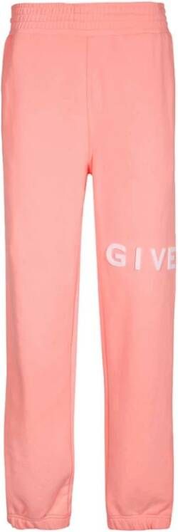 Givenchy Roze Contrasterende Sweatpants voor Vrouwen Roze Dames