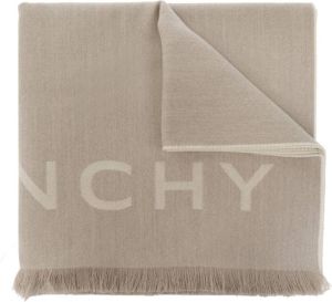 Givenchy Scarf with logo Beige Dames