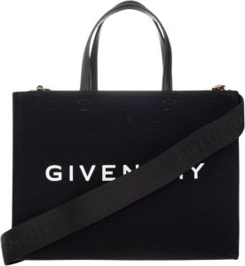 Givenchy Shoppers Small G-Tote Canvas Shopper in zwart